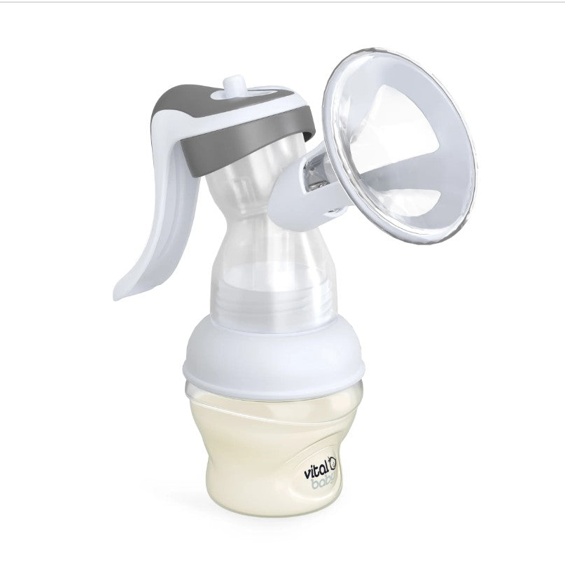 Ръчна Помпа За Кърма Flexzone +6 Броя Подплънки Vital Baby