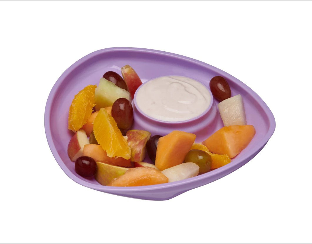 Детска Чиния С Вакум Лилава Vital Baby