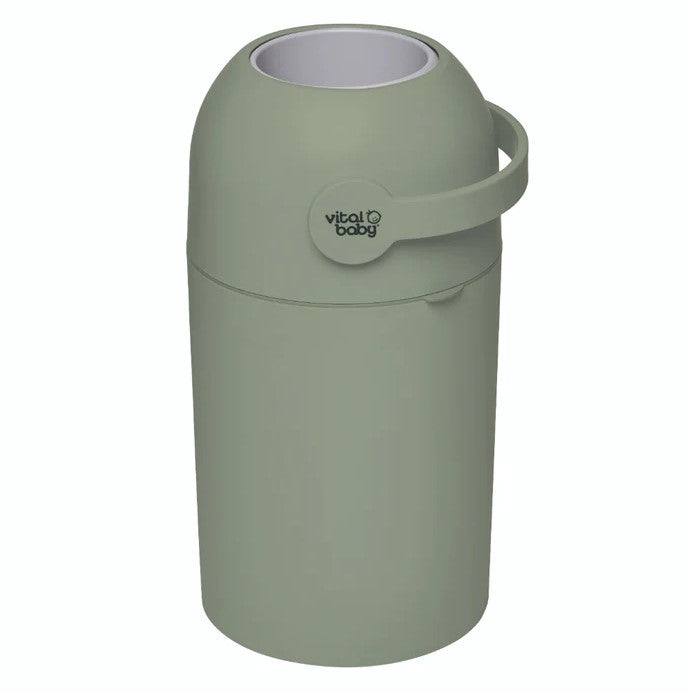 Хигиенен Кош За Памперси Без Касети Зелен Vital Baby