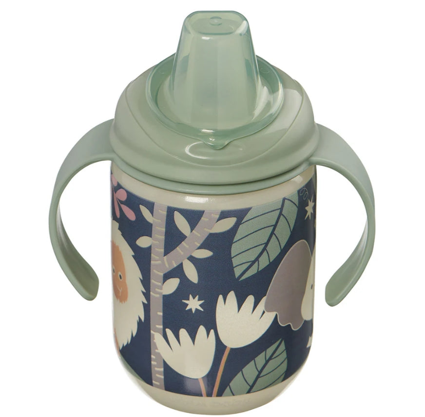 Неразливаща чаша с мек накрайник 350 мл светеща в тъмното EarthSmart Vital Baby