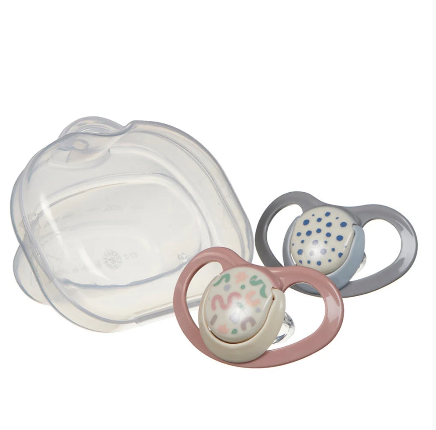 Suzete EarthSmart Vital Baby cu flux de aer calmant, 6-18 luni