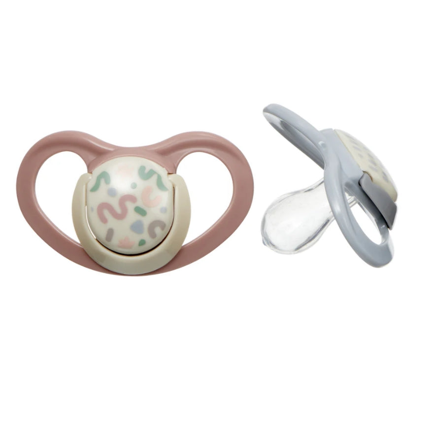 Suzete EarthSmart Vital Baby cu flux de aer calmant, 6-18 luni