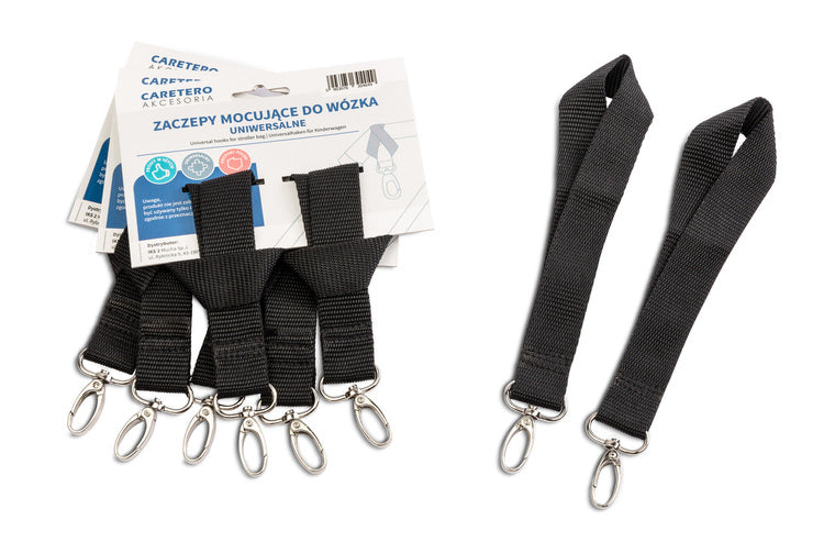 Кукички за закрепване на бебешка чанта към количка (2бр.) Caretero