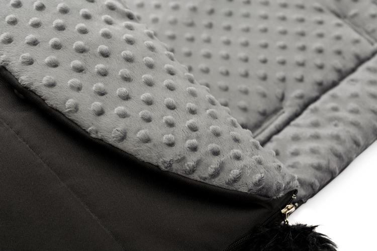 Geanta de iarna Husky Negru/Gri Inchis