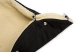 Sac de Lână de Iarnă Eskimo Negru