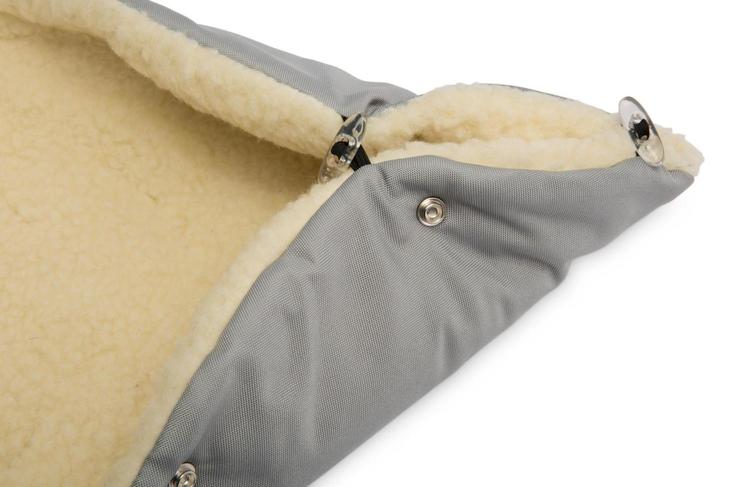 Sac de Lână de Iarnă Gri Eschimos