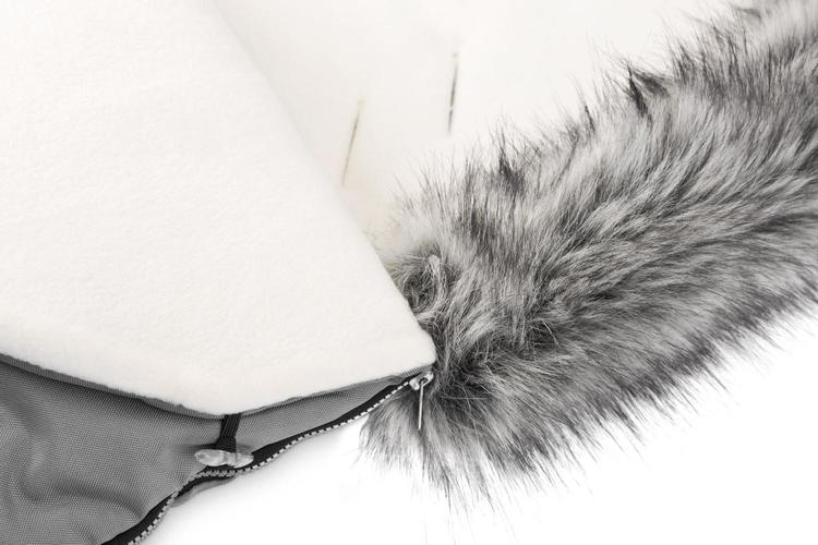 Geantă de iarnă din lână Gri Eskimo