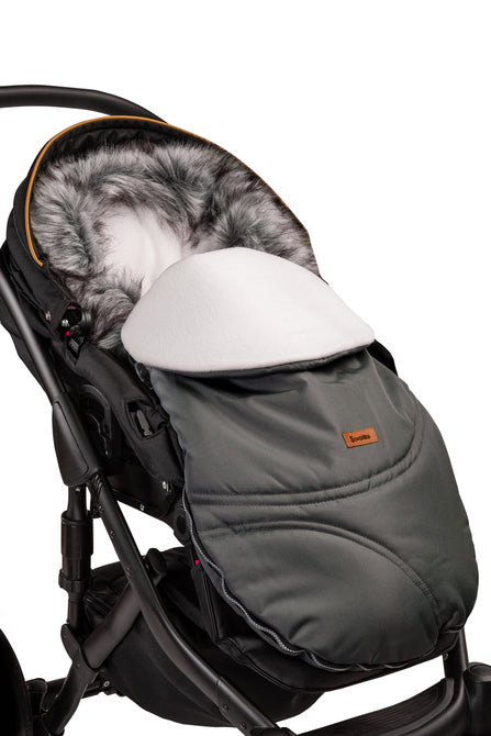 Geanta de iarna din lana Eskimo Graphite