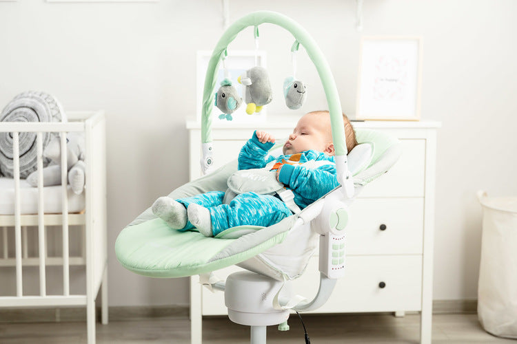 Столче За Хранене Шезлонг И Люлка 3В1 Kivi Mint Caretero