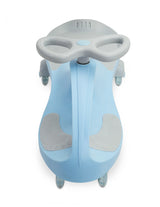 Cărucior pentru copii pentru călărie și împingere Wiggle Car Spinner Blue Caretero Toyz