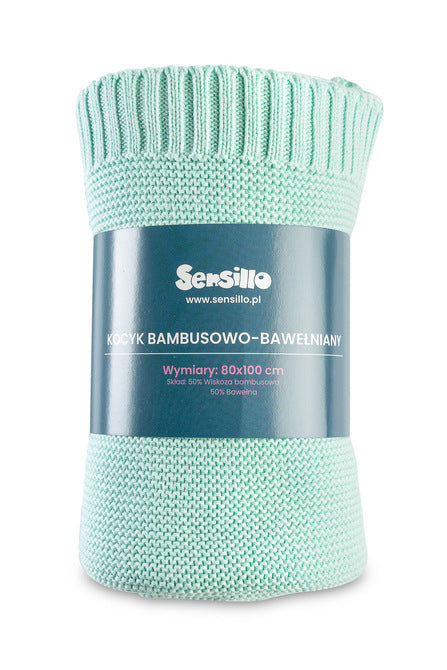 Одеяло От Бамбук И Памук Мента 100x80см