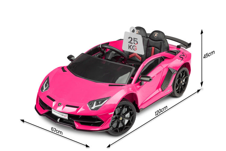 Battery-operated Car Lamborghini Pink Caretero Toyz