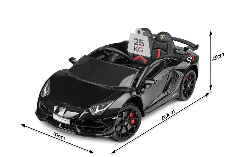 Battery Car Lamborghini Black Caretero Toyz