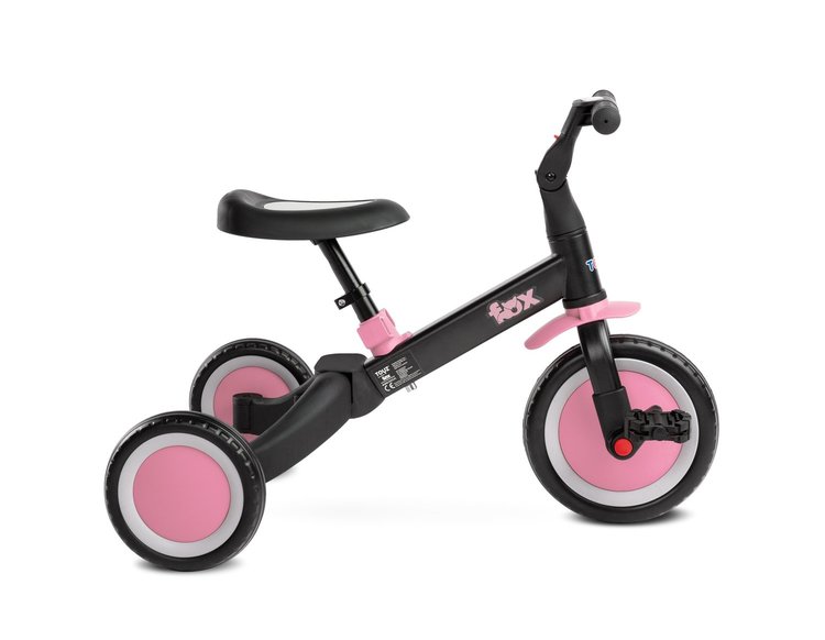 Fox 2in1 Balance Bike Pink Caretero Toyz