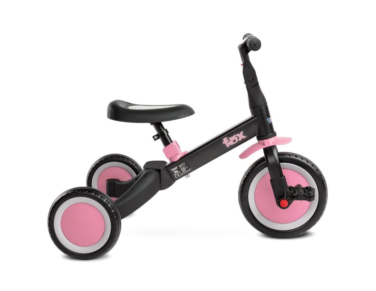 Fox 2in1 Balance Bike Pink Caretero Toyz