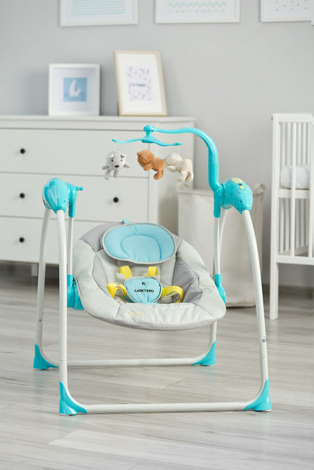 Електрическа люлка Loop до 12кг Blue Caretero