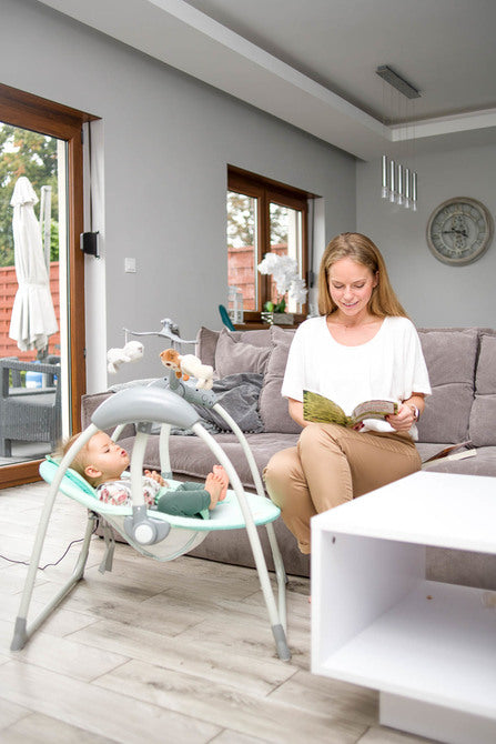 Електрическа Люлка Loop до 12кг Graphite Caretero