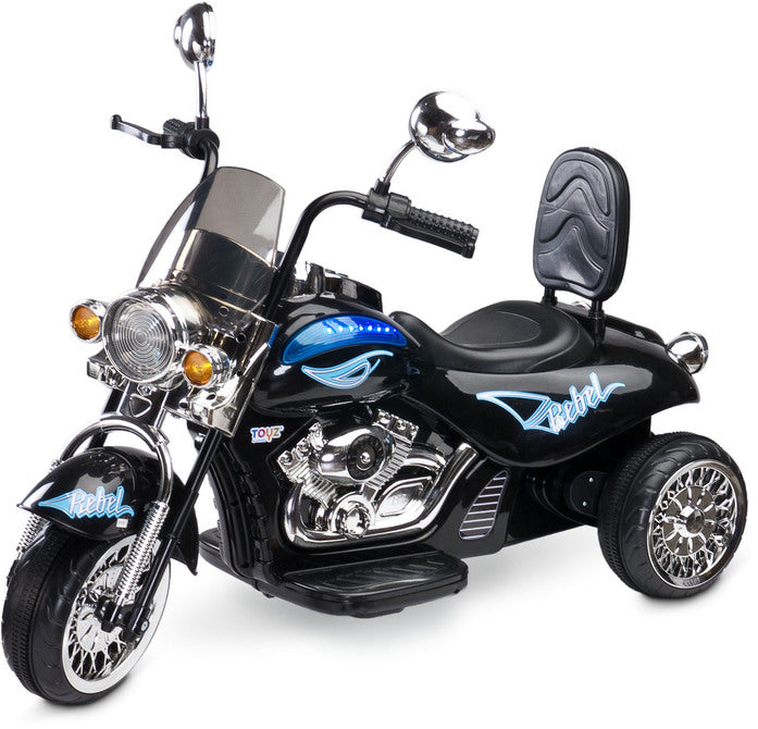 Battery-operated Ride-On Vehicle Rebel Black Caretero Toyz