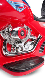 Battery-operated Ride-On Vehicle Rebel Red Caretero Toyz