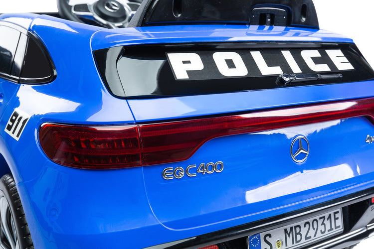 Mașină cu baterie Mercedes Benz Eqc Police Blue Caretero Toyz
