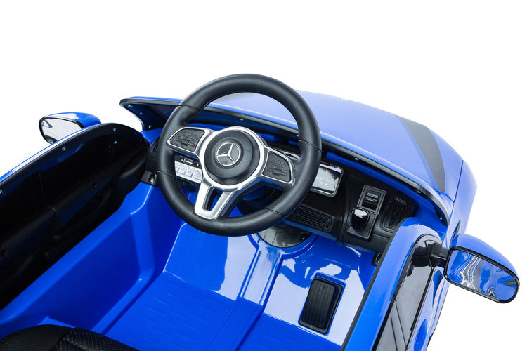 Mașină cu baterie Mercedes Benz Eqc Police Blue Caretero Toyz
