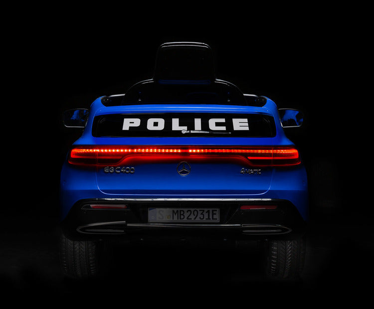 Mașină cu baterie Mercedes Benz Eqc Police Blue Caretero Toyz