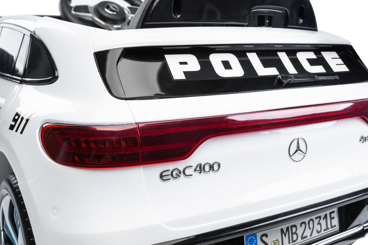 Акумулаторен Автомобил Mercedes Benz Eqc Police White Caretero Toyz