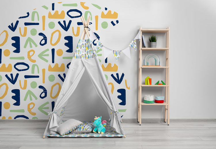 Tipi Tent With Colorful Feathers Caretero Toyz