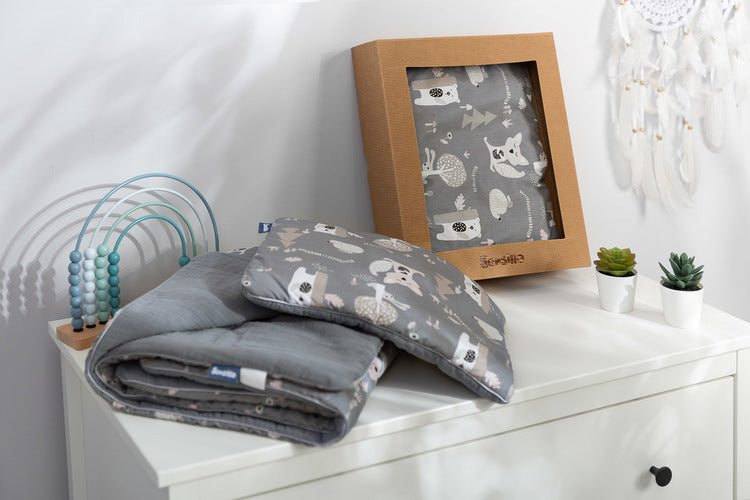 Памучен Спален Комплект Графит Sensillo