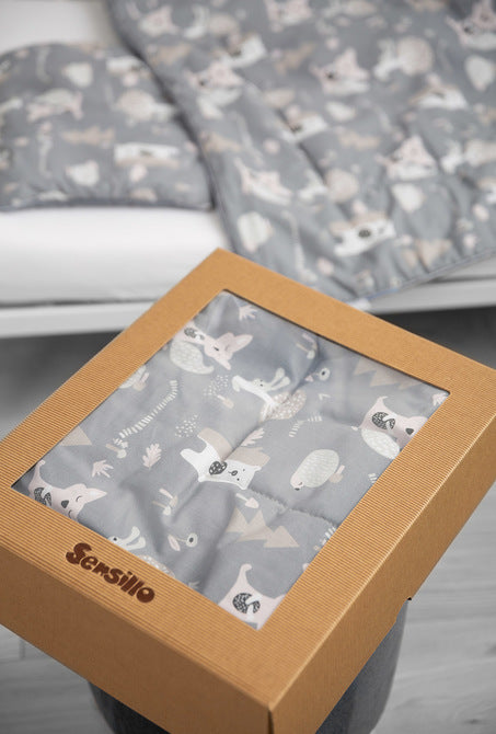 Памучен Спален Комплект Графит Sensillo