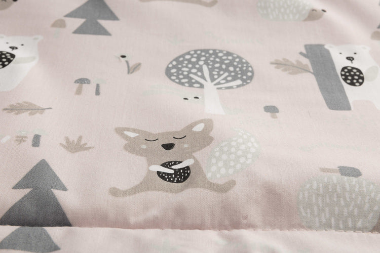 Памучен Спален Комплект Розов Sensillo