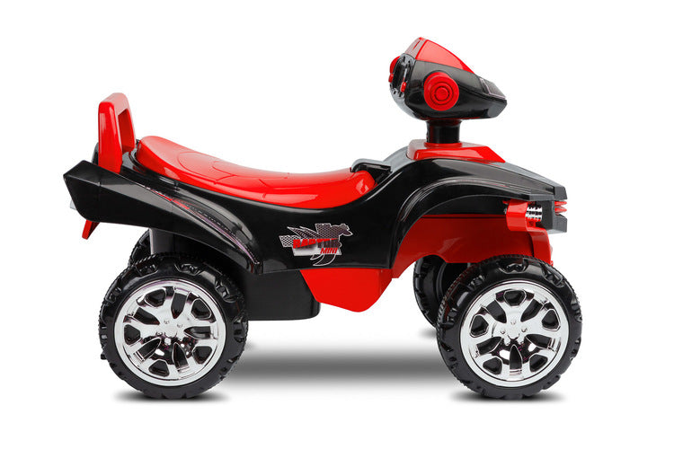 Motocicletă roșie cu patru roți Mini Raptor Caretero Toyz