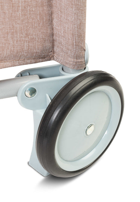 Patut de voiaj pliabil 2 niveluri Basic Beige Caretero