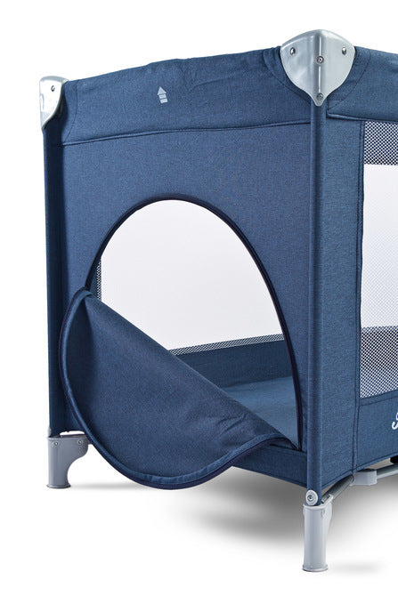 Patut de voiaj pliabil 2 nivele Basic Navy Caretero