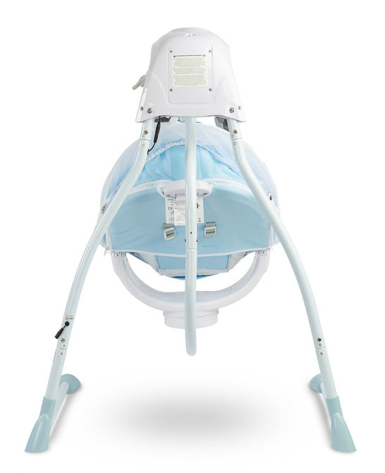 Електрическа Люлка шезлонг до 12кг Blue Caretero