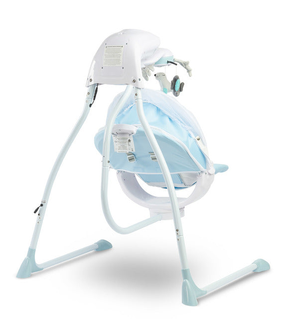 Електрическа Люлка шезлонг до 12кг Blue Caretero