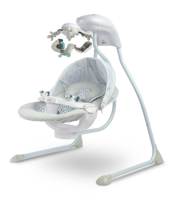 Електрическа Люлка шезлонг до 12кг Grey Caretero