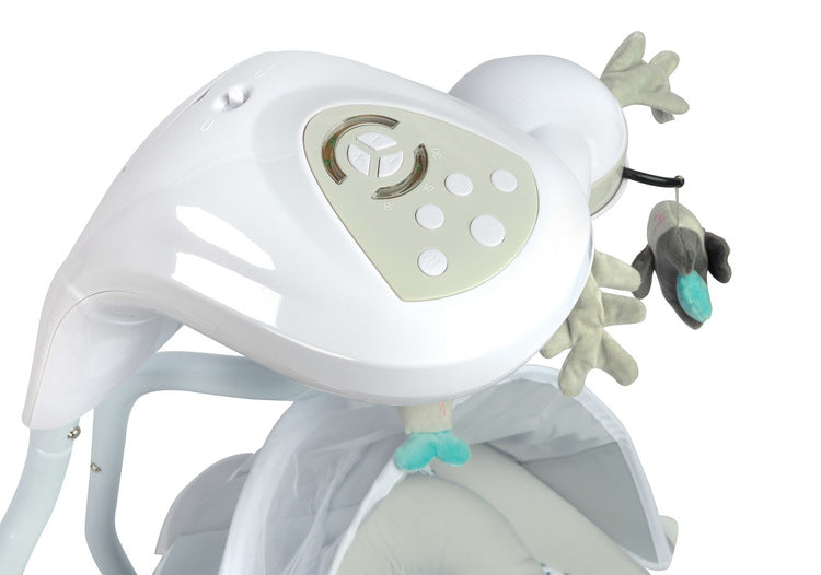 Електрическа Люлка шезлонг до 12кг Grey Caretero