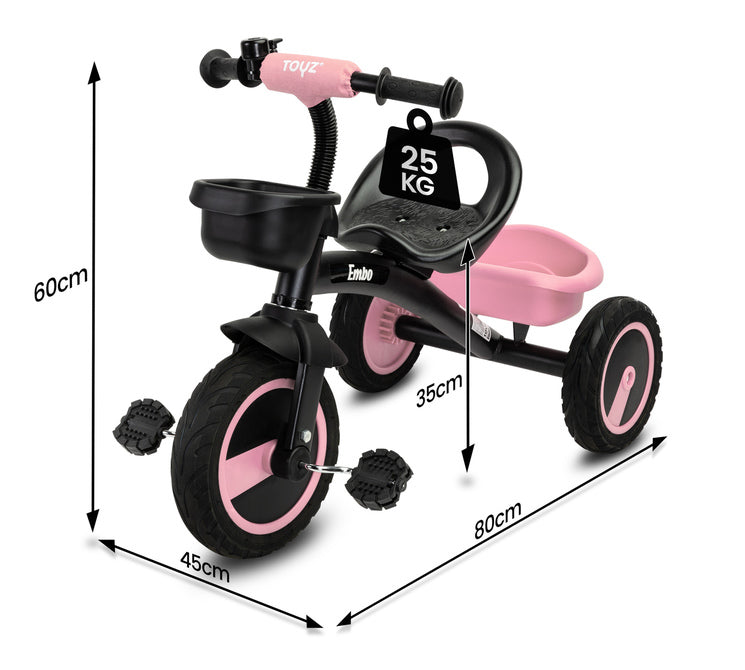Tricicletă Embo Pink Caretero Toyz