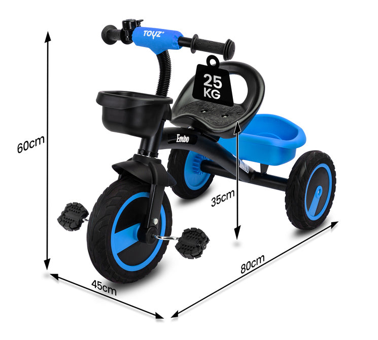 Triciclu Embo Blue Caretero Toyz