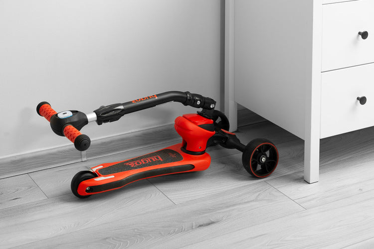 Тротинетка Hug С 3 Колела Червена Caretero Toyz