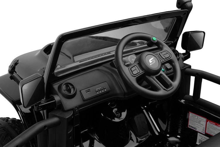 Off-Road Battery Car Ring Black Caretero Toyz 