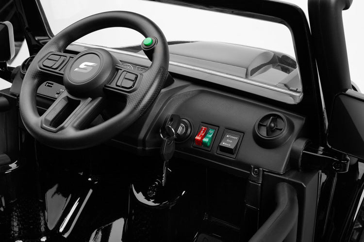 Off-Road Battery Car Ring Black Caretero Toyz 