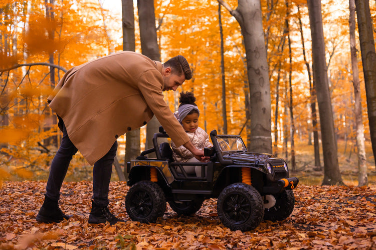 Off-Road Battery Car Ring Black Caretero Toyz 