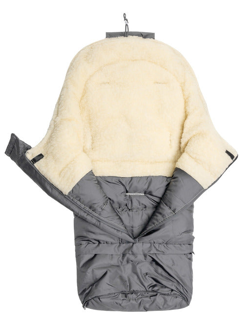 Geanta de Lână de Iarnă Combi 3în1 Gri