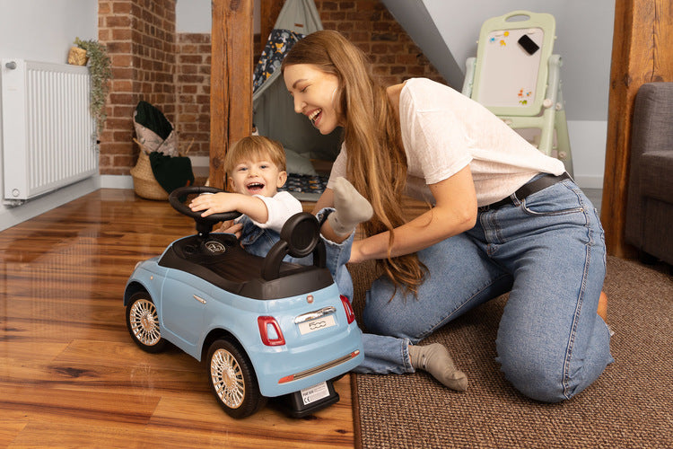 Mașină pentru plimbare Fiat 500 Blue Caretero Toyz