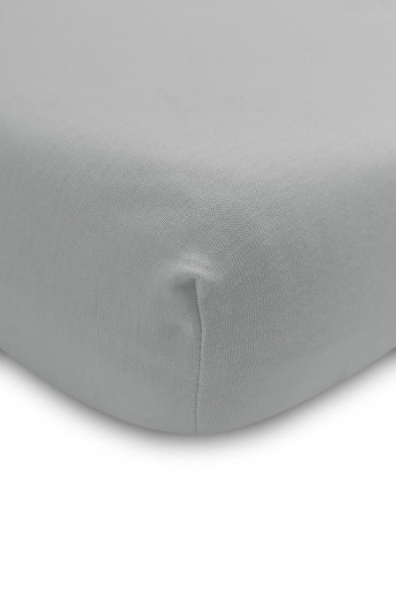 Памучен Чаршаф С Ластик Jersey Deluxe Сив 60Х120 Sensillo