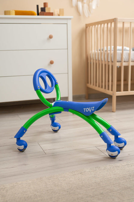 Количка за яздене Beetle 2В1 Тип Бръмбър Син Caretero Toyz