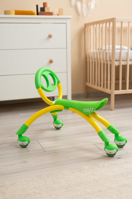 Количка за яздене Beetle 2В1 Тип Бръмбър Зелен Caretero Toyz