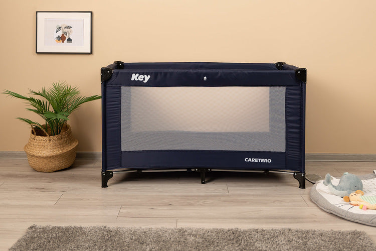 Patut de voiaj pliabil Key Navy Caretero
